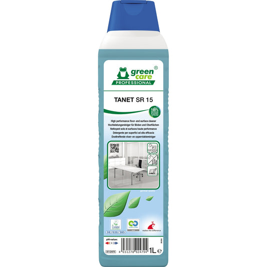 green care PROFESSIONAL Bodenreiniger TANET SR 15 biologisch abbaubar 8,6 Kunststoff 1l