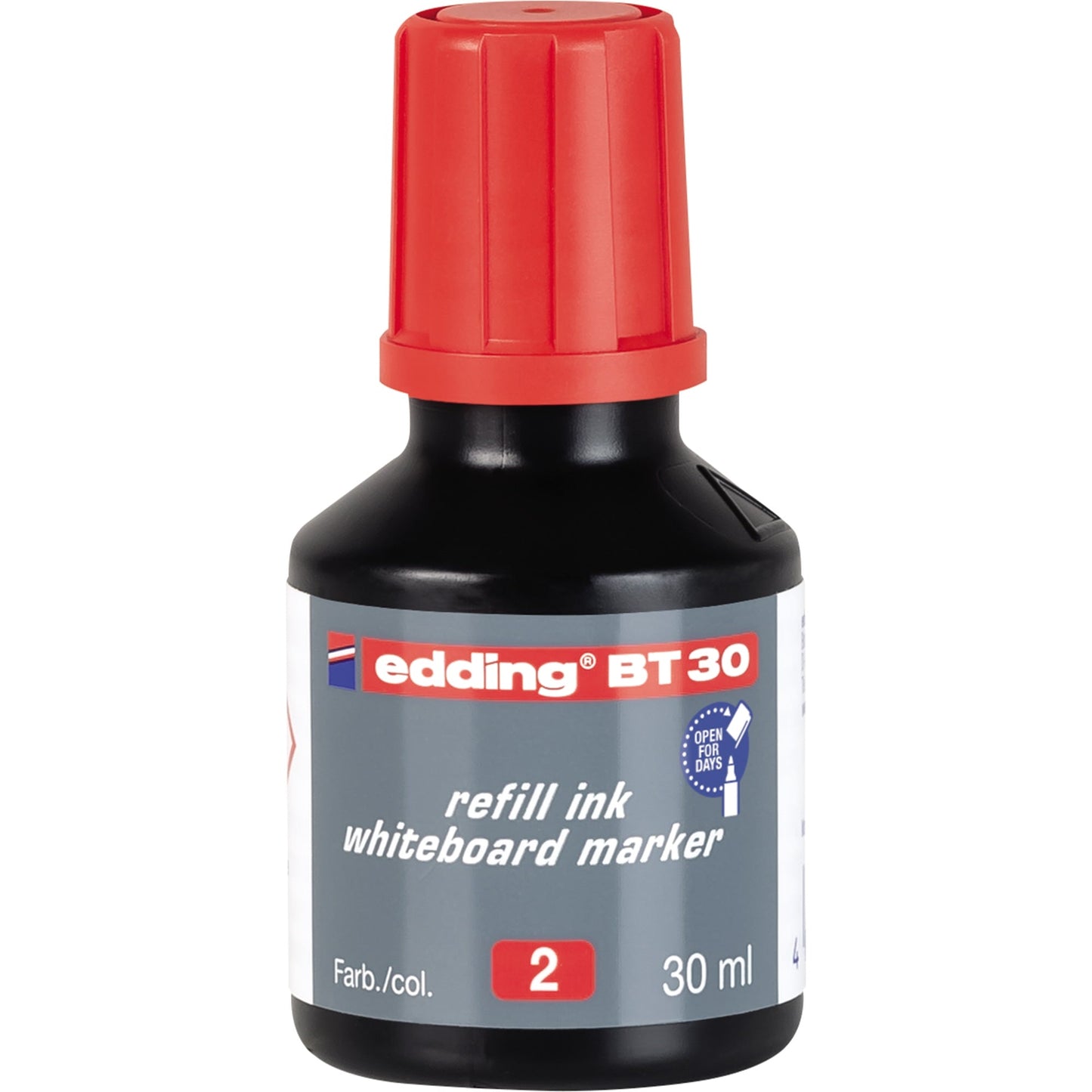 edding Nachfülltinte Marker BT30 Flasche rot 30ml