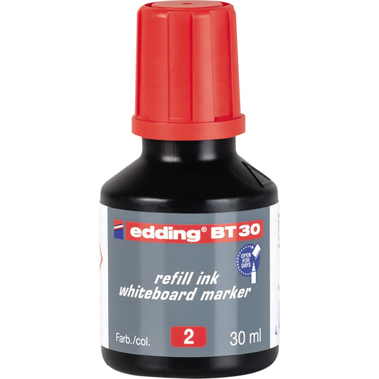 edding Nachfülltinte Marker BT30 Flasche rot 30ml