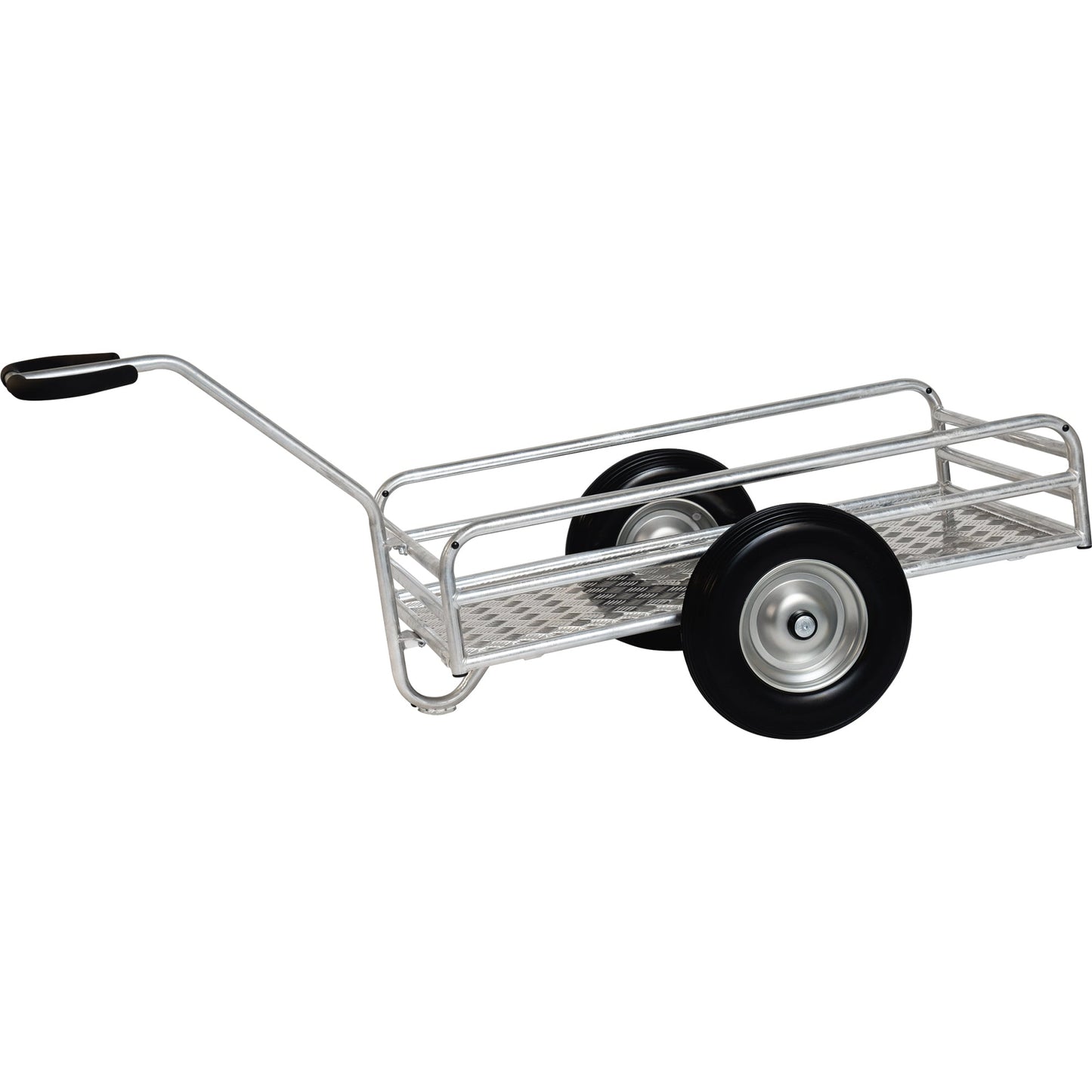 Fetra Handwagen 84 x 81,1 x 182,5 cm (B x H x T) 400kg Stahl, feuerverzinkt silber