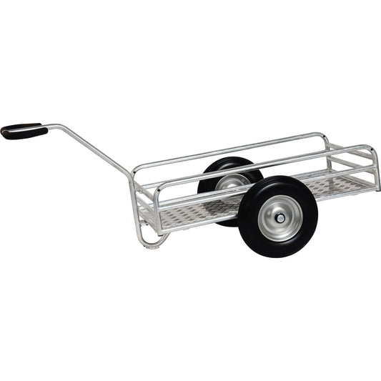 Fetra Handwagen 84 x 81,1 x 182,5 cm (B x H x T) 400kg Stahl, feuerverzinkt silber