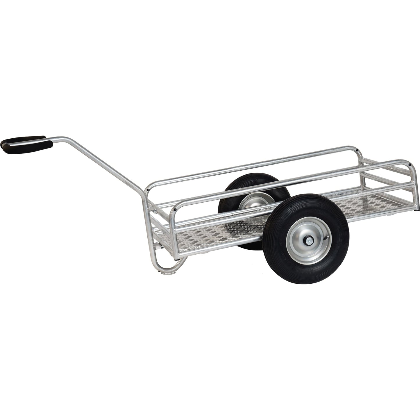 Fetra Handwagen 84 x 81,1 x 182,5 cm (B x H x T) 400kg Stahl, feuerverzinkt silber