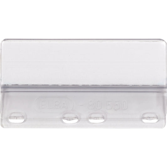 ELBA Vollsichtreiter 50 x 27 mm (B x H) PVC hellbraun 50 St./Pack.