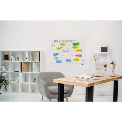 Legamaster Whiteboard ESSENCE Maße der Oberfläche: 90 x 60 cm (B x H) Tafel magnethaftend nicht beidseitig beschreibbar Keramikstahl emailliert weiß