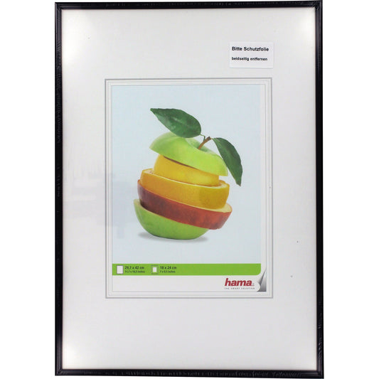 Hama Bilderrahmen Sevilla 29,7 x 42 cm (B x H) 18 x 24 cm (B x H) Polystyrol Kunststoff schwarz