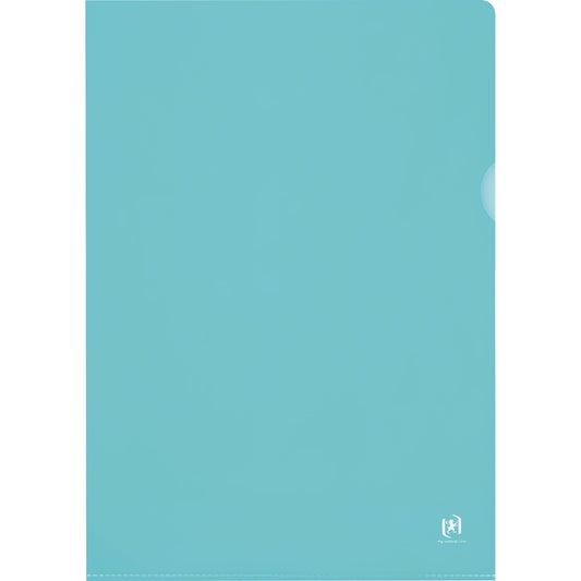 Oxford Sichthülle Premium DIN A4 150µm oben, rechts offen dokumentenecht PVC-Folie grün 25 St./Pack.