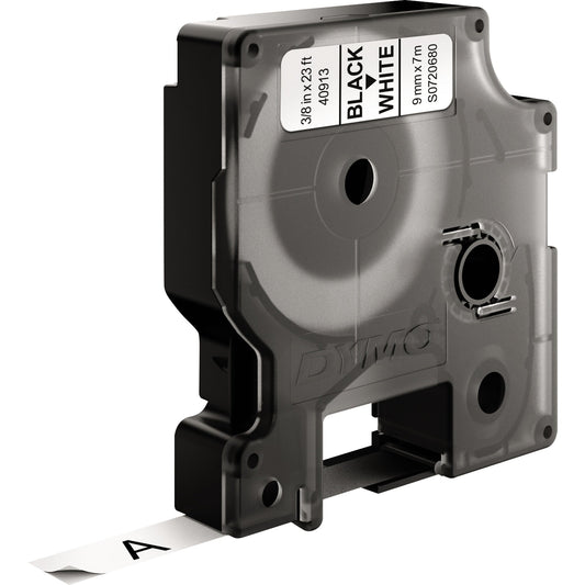 DYMO® Schriftbandkassette 9 mm x 7 m (B x L) weiß schwarz