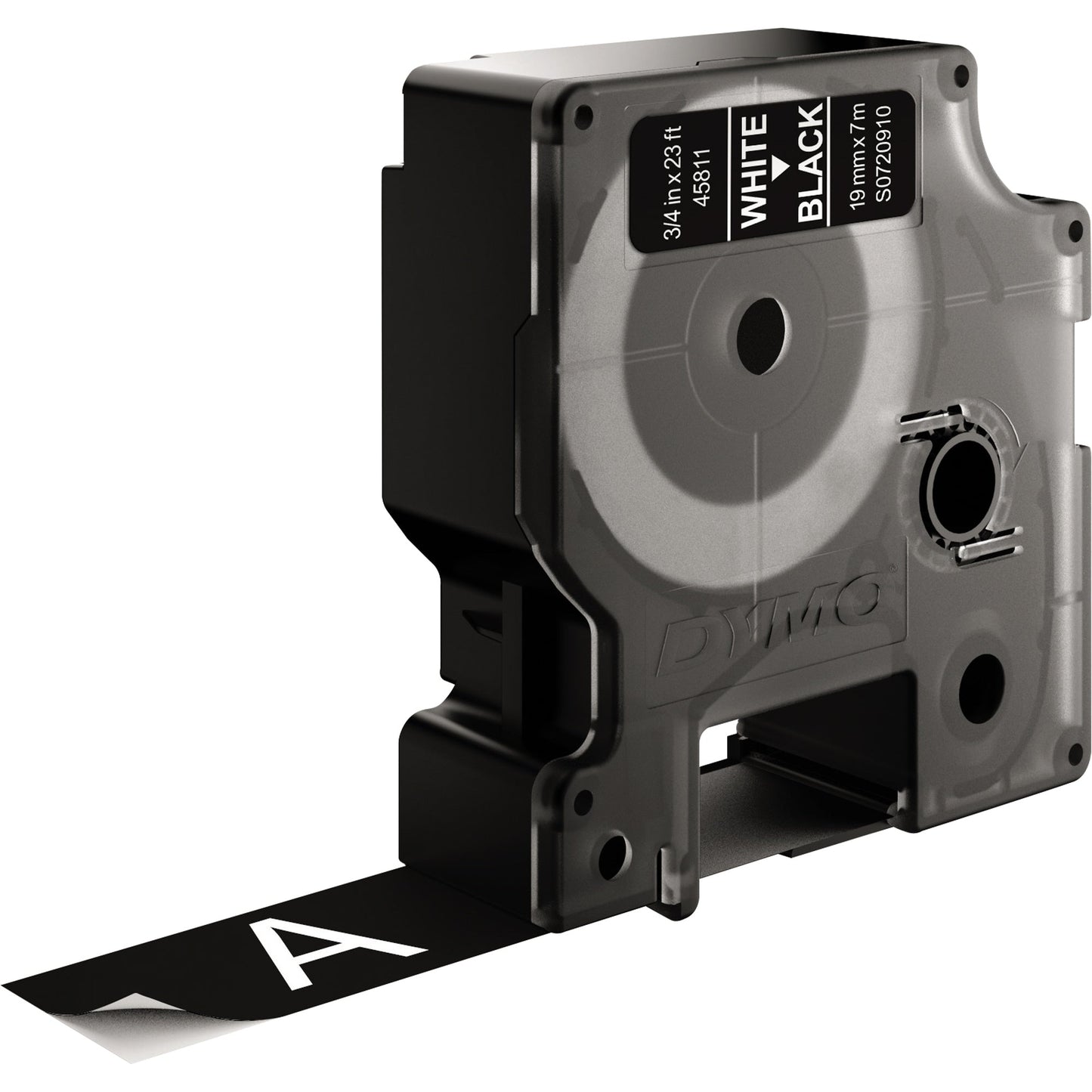 DYMO® Schriftbandkassette 19 mm x 7 m (B x L) schwarz weiß