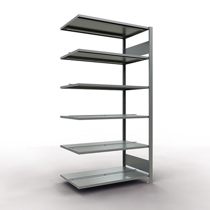 SCHULTE Anbauregal MULTIplus150 1.000 x 2.000 x 600 mm (B x H x T) 6 Fachböden 150kg Stahl