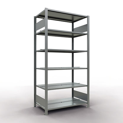 SCHULTE Grundregal MULTIplus150 1.000 x 2.000 x 600 mm (B x H x T) 6 Fachböden 150kg inkl. Abdeckkappen, Klemmfüße Stahl