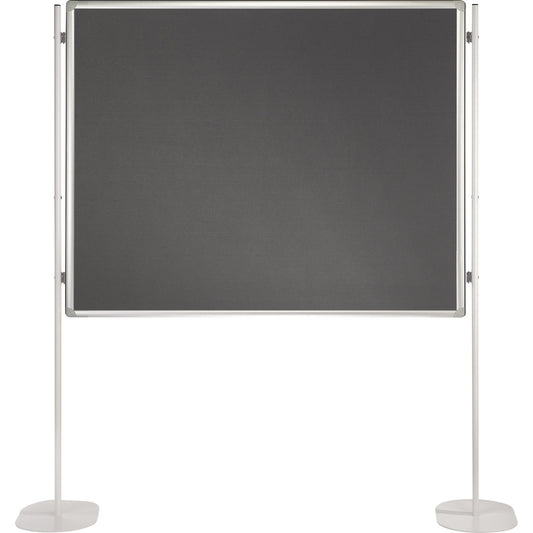 FRANKEN Stellwand PRO 120 x 90 cm (B x H) Zubehör erforderlich FRANKEN Standbein für Stellwand PRO SWS818TF, - SWS818, FRANKEN Adapterset PRO SWA8 Filz grau