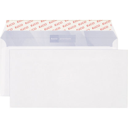 ELCO Briefumschlag Office DIN lang+ 229 x 114 mm (B x H) mit Haftklebung ohne Fenster 80g/m² hochweiß 25 St./Pack.