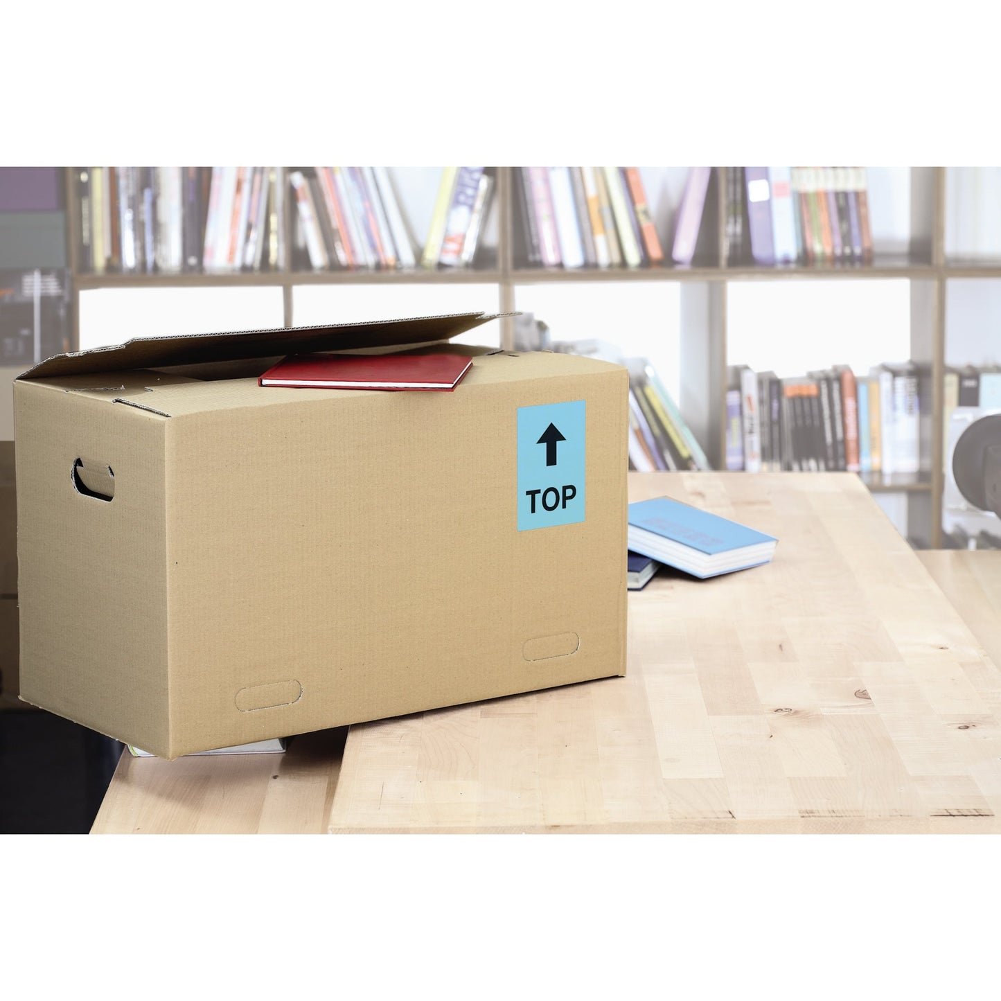 HERMA Universaletikett 105 x 148 mm (B x H) nicht wieder ablösbar Papier blau 400 Etik./Pack.