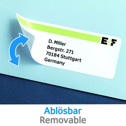 HERMA Adressetikett 63,5 x 38,1 mm (B x H) Papier weiß 2.100 Etik./Pack.