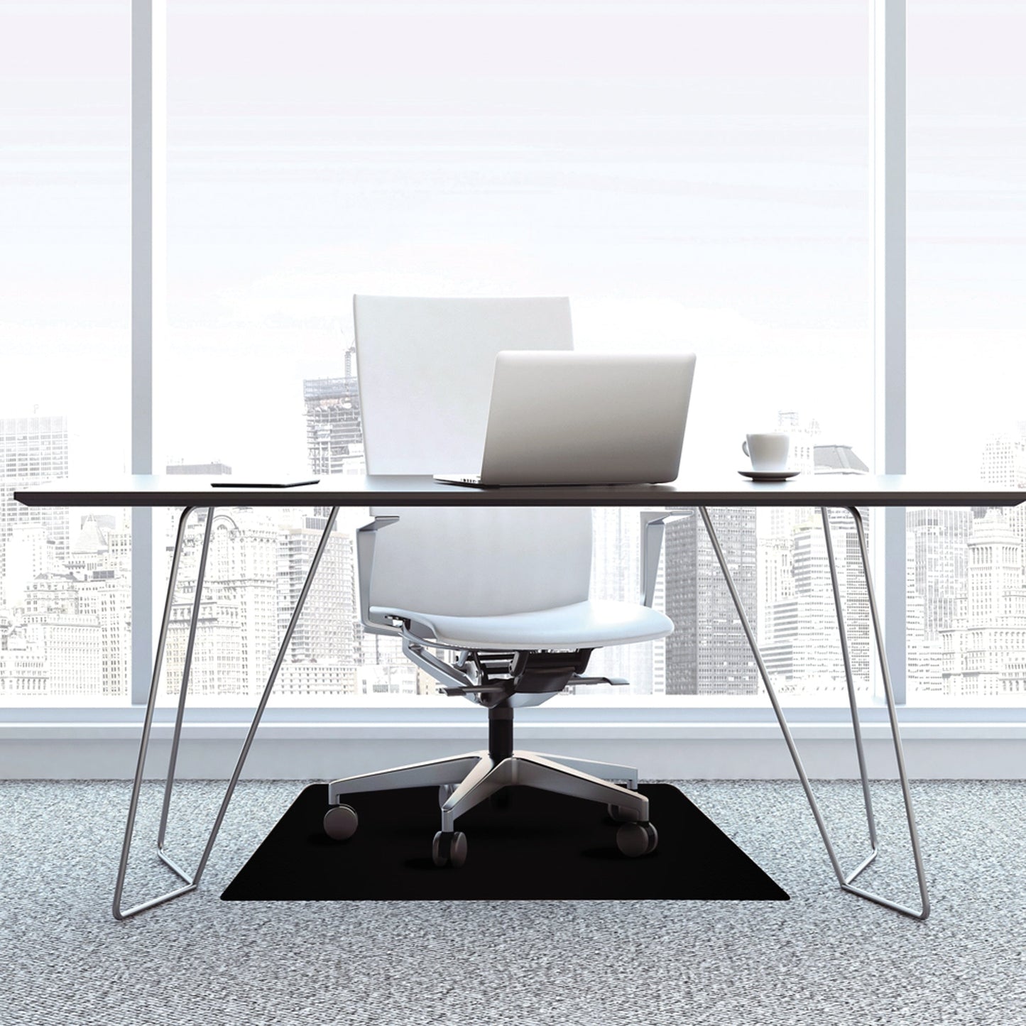 Cleartex Bodenschutzmatte advantagemat® 90 x 120 cm (B x T) Vinyl schwarz