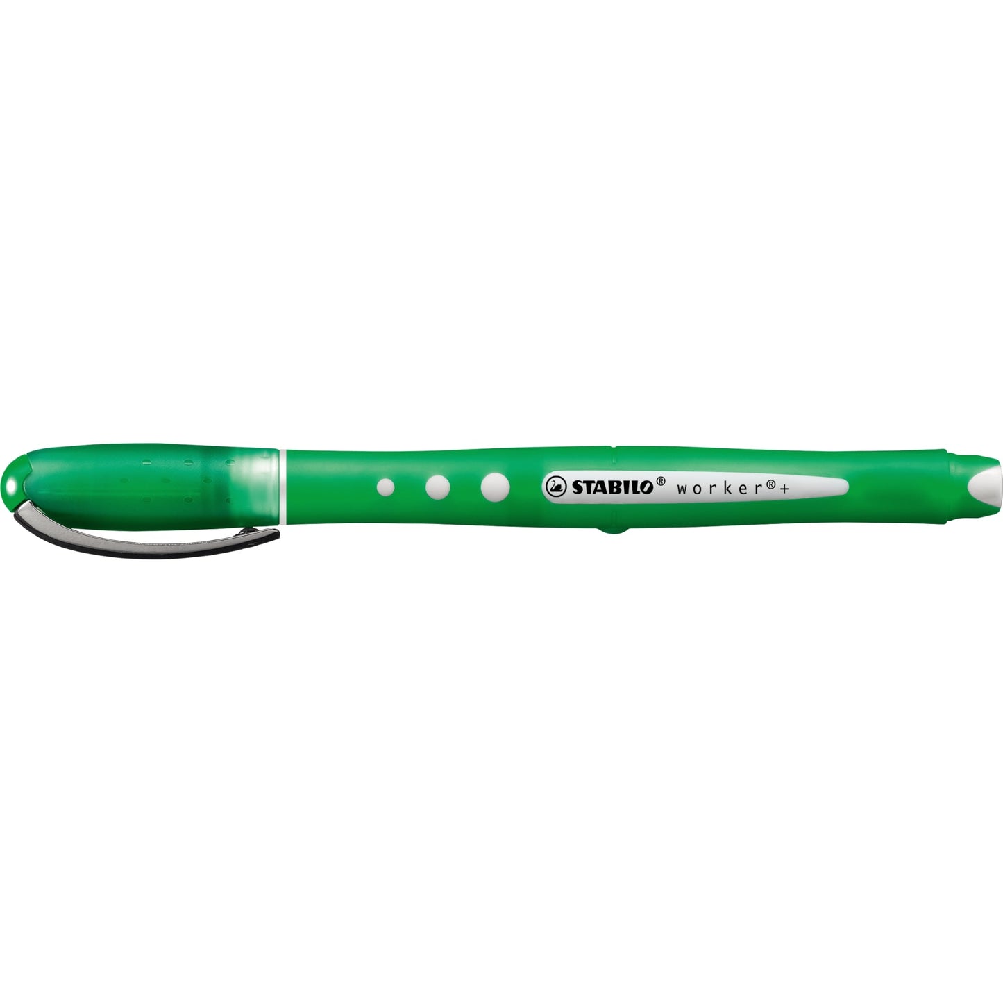 STABILO® Tintenroller worker®+ colorful 0,5mm grün Rundspitze nicht dokumentenecht