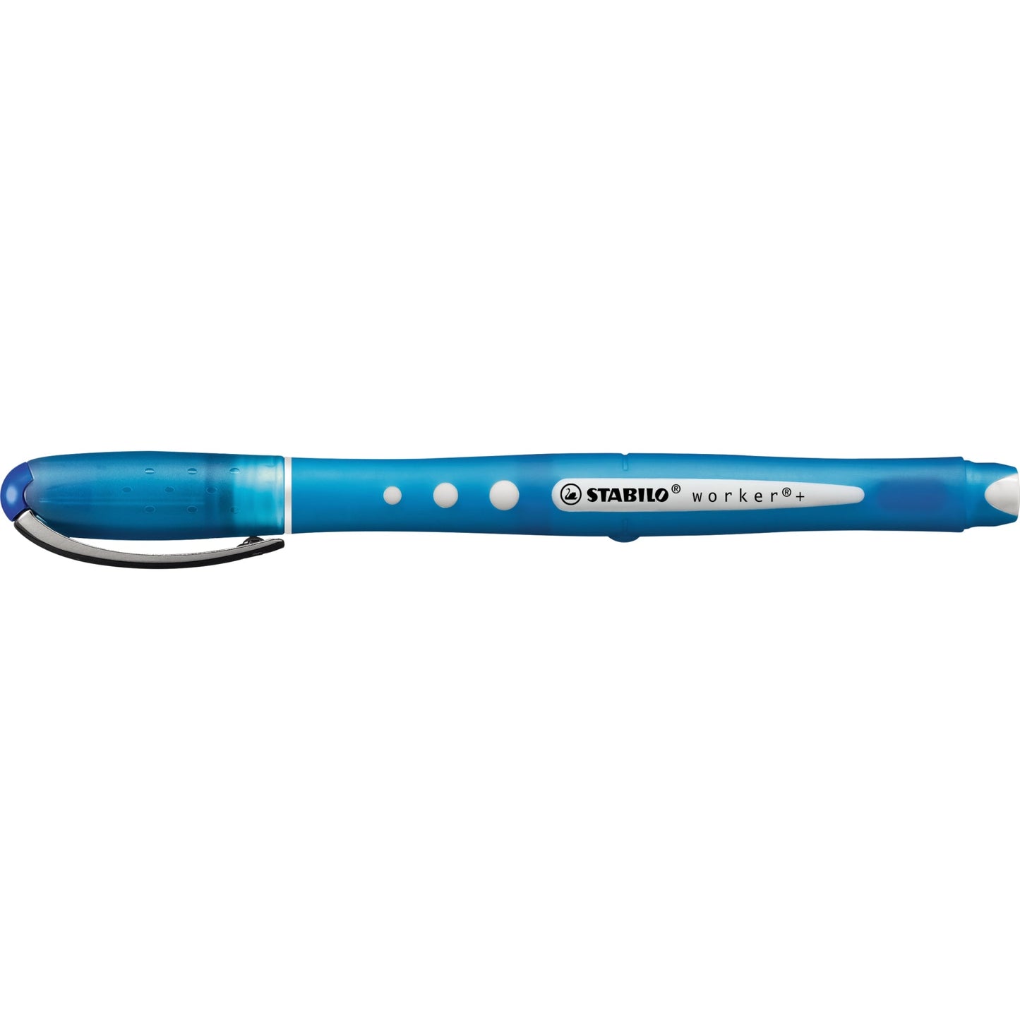 STABILO® Tintenroller worker®+ colorful 0,5mm blau Rundspitze nicht dokumentenecht