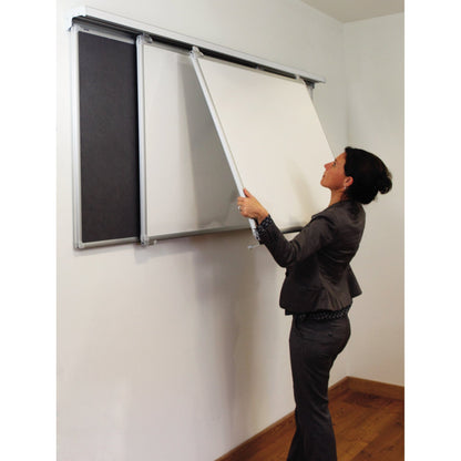 FRANKEN Tafelaufhängung PRO Franken Wandschienensystem PRO PSS8200, PSS8240, PSS8300, PSS8500, PSS8400 silber