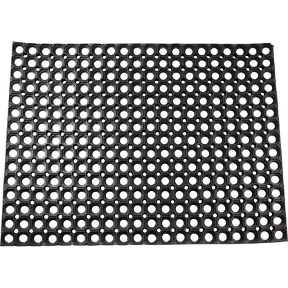 Doortex Ringgummimatte octomat® Außenbereich 80 x 120 cm (B x T) Gummi schwarz