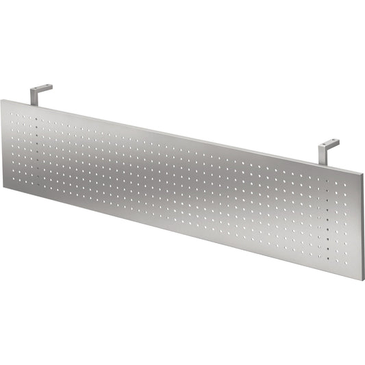 Hammerbacher Knieraumblende Schreibtisch 1.600 x 800 mm (B x T) Metall, pulverbeschichtet silber