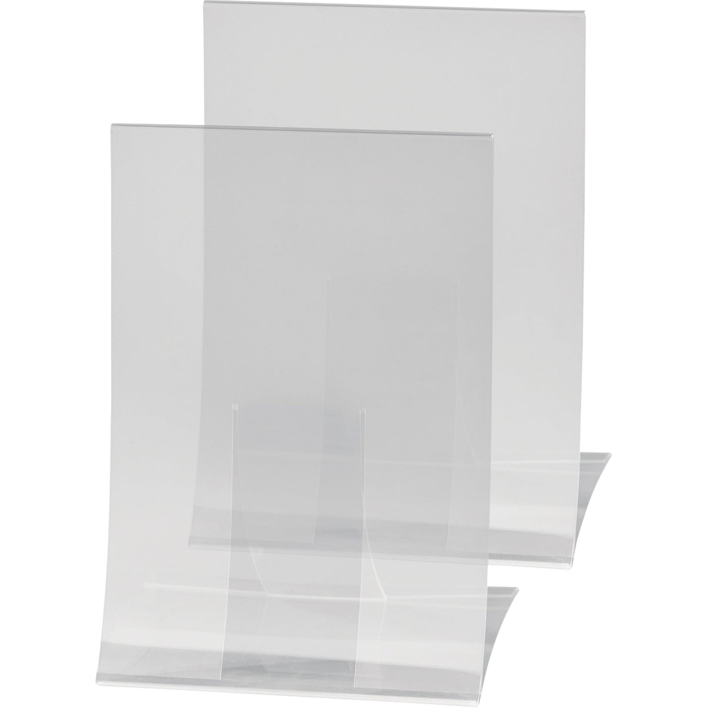 SIGEL Tischaufsteller 21 x 30 x 11 cm (B x H x T) DIN A4 einseitig verwendbar Hartplastik glasklar 2 St./Pack.