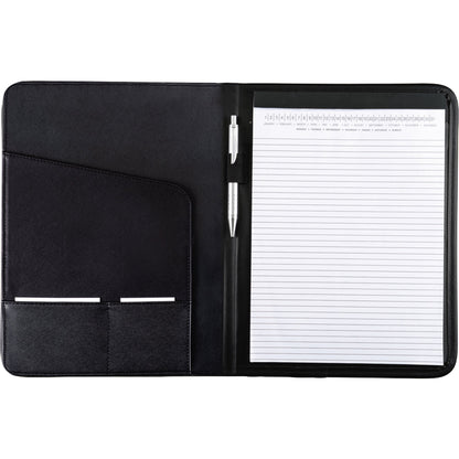 Alassio® Schreibmappe SAVONA 24 x 31 x 1,5 cm (B x H x T) Kunstleder schwarz