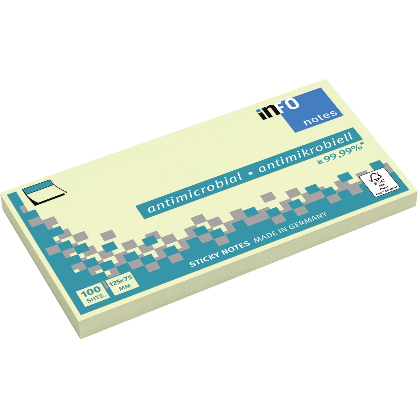 Info Haftnotiz 125 x 75 mm (B x H) gelb 100 Bl.