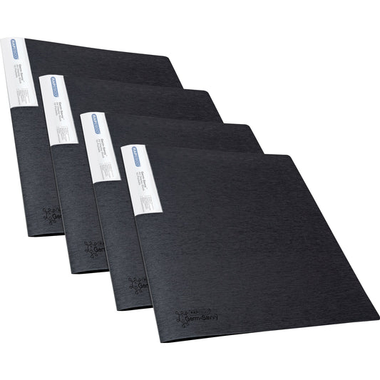 RAPESCO Sichtbuch Germ-SavvyT DIN A4 Polypropylen schwarz 10 Hüllen 4 St./Pack.