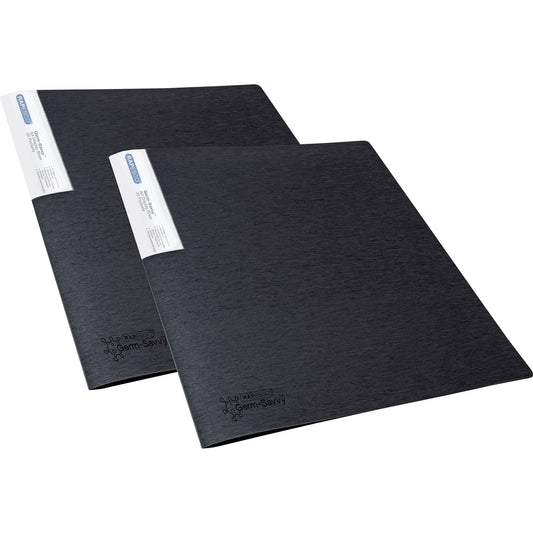 RAPESCO Sichtbuch Germ-SavvyT DIN A4 Polypropylen schwarz 20 Hüllen 2 St./Pack.