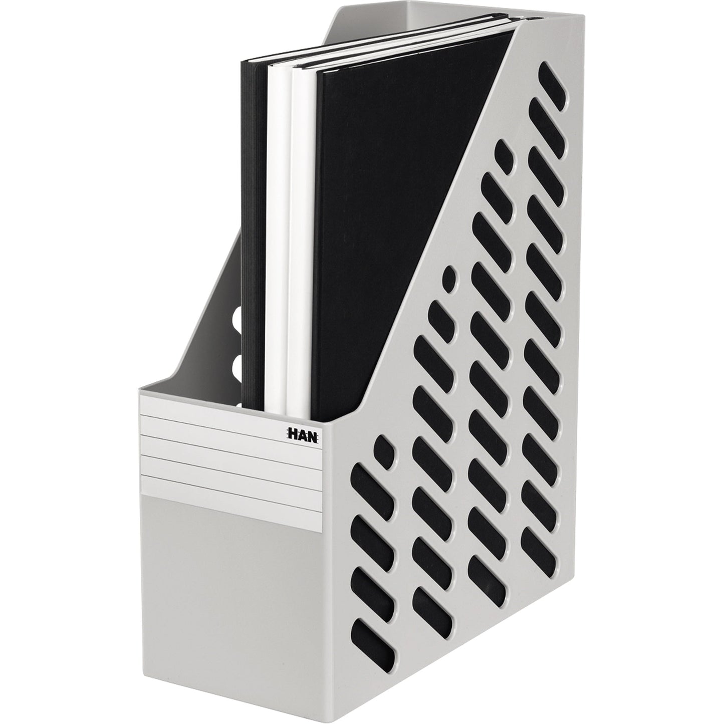 HAN Stehsammler KLASSIK XXL 11,5 x 31,5 x 24,6 cm (B x H x T) DIN A4, DIN C4 Werkstoff: Polystyrol lichtgrau