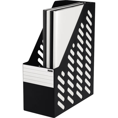 HAN Stehsammler KLASSIK XXL 11,5 x 31,5 x 24,6 cm (B x H x T) DIN A4, DIN C4 Werkstoff: Polystyrol schwarz