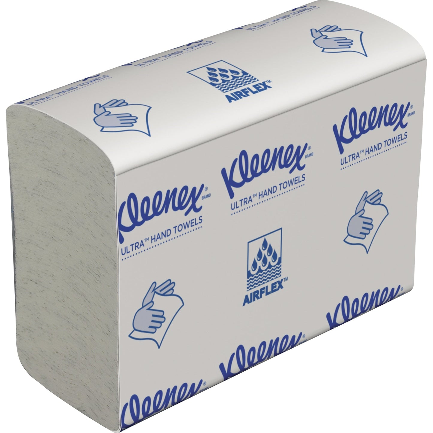 Kleenex® Papierhandtücher ULTRAT 24,1 x 19,1 cm (B x L) AirflexT weiß 18 x 150 Bl./Pack.