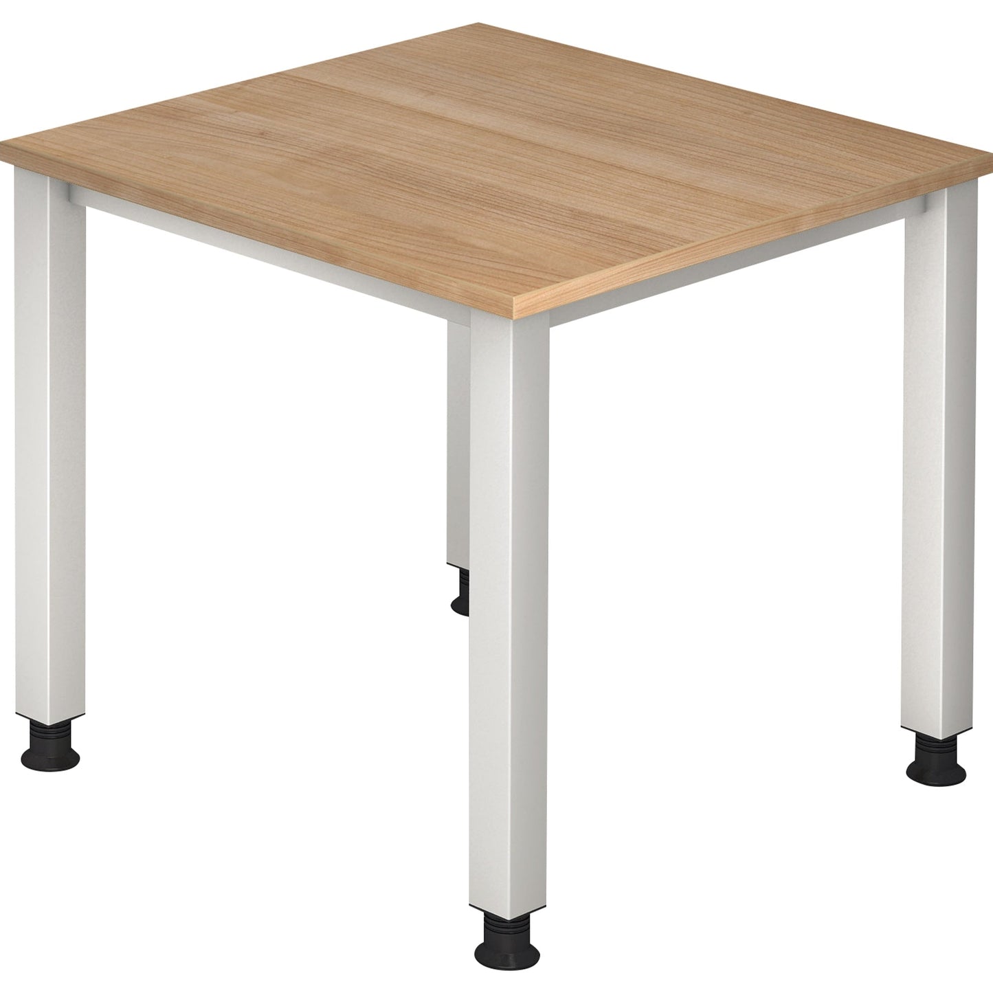 Hammerbacher Schreibtisch Q-Serie Maße: 800 x 685-810 x 800 mm (B x H x T) Spanplatte nussbaum