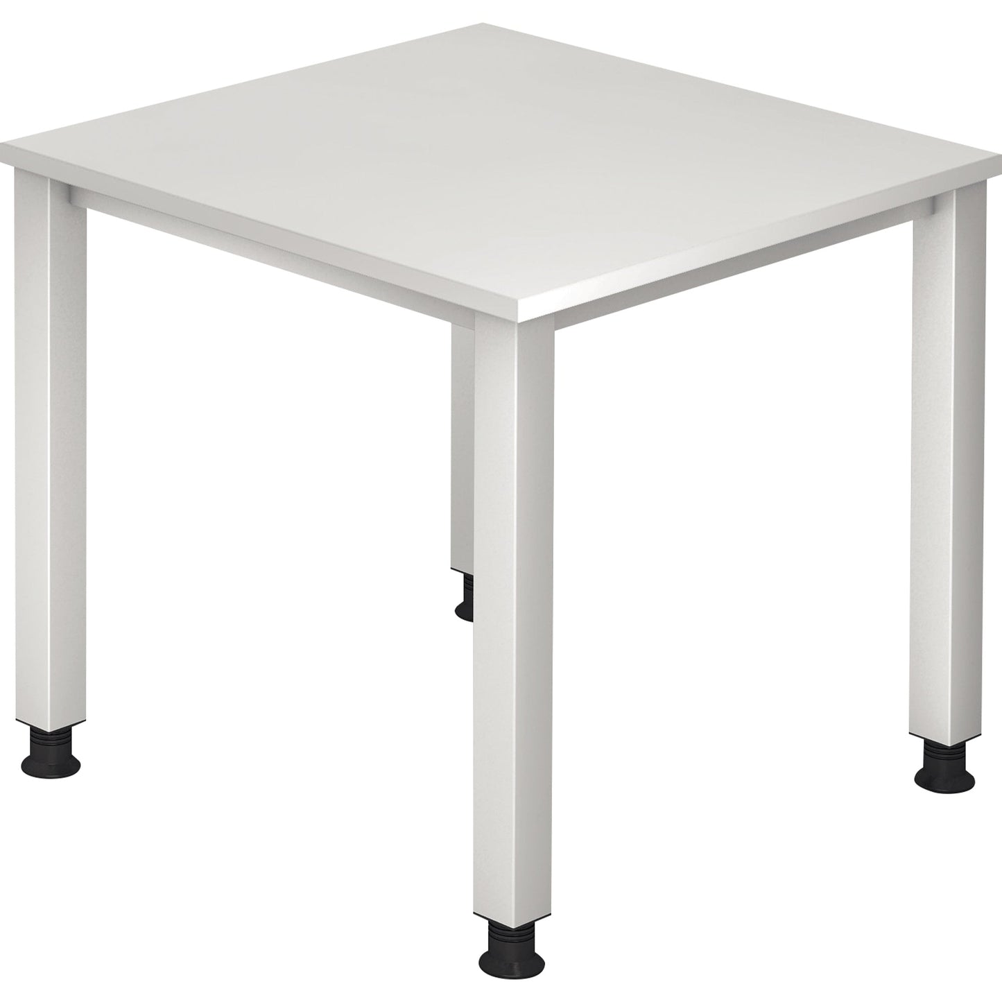 Hammerbacher Schreibtisch Q-Serie Maße: 800 x 685-810 x 800 mm (B x H x T) Spanplatte weiß