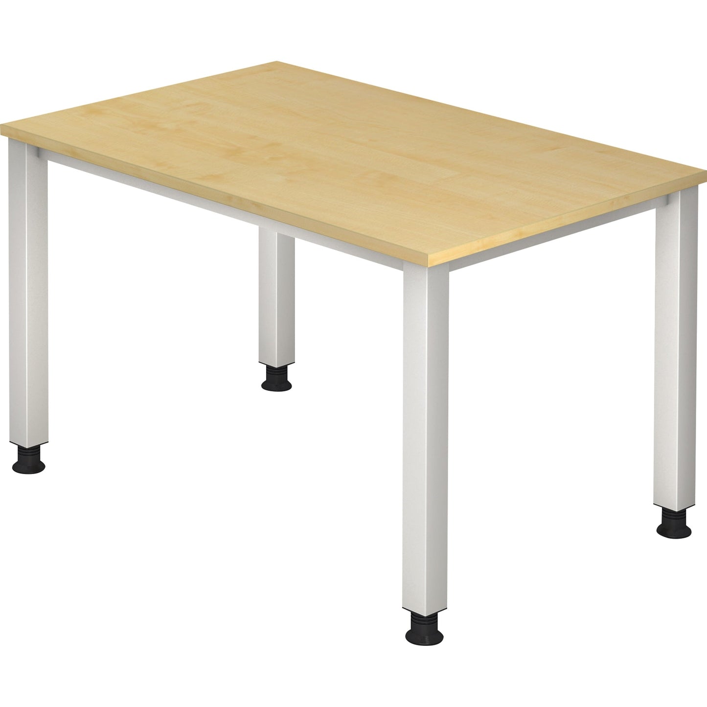 Hammerbacher Schreibtisch Q-Serie Maße: 1.200 x 685-810 x 800 mm (B x H x T) Spanplatte ahorn