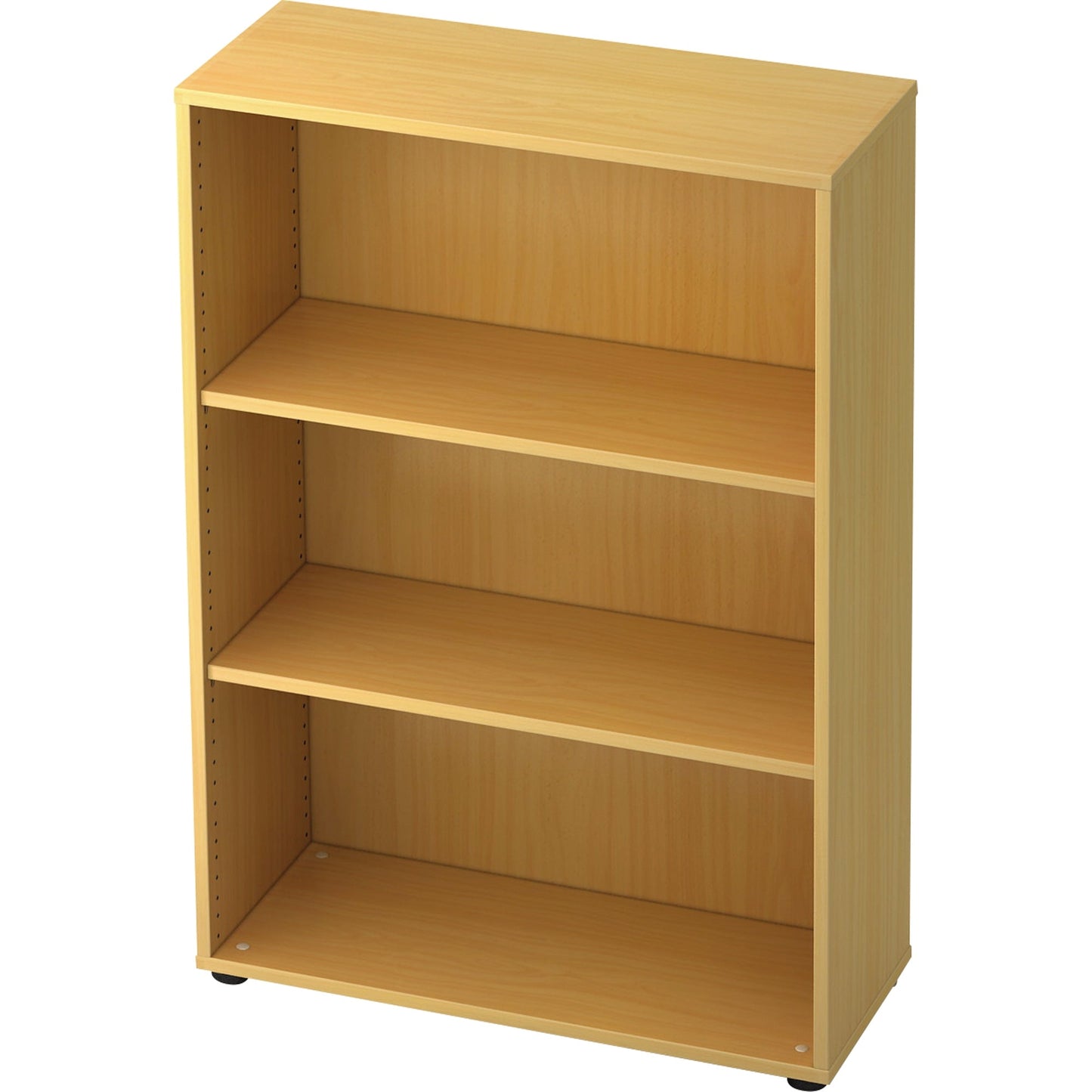 Hammerbacher Regal Basic 800 x 1.144 x 330 mm (B x H x T) 28kg 2 Fachböden Holzwerkstoffplatte, melaminharzbeschichtet buche