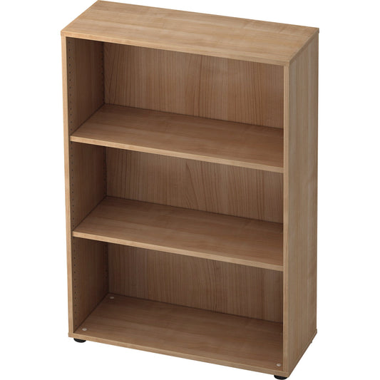 Hammerbacher Regal Basic 800 x 1.144 x 330 mm (B x H x T) 28kg 2 Fachböden Holzwerkstoffplatte, melaminharzbeschichtet nussbaum