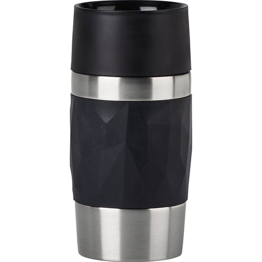 EMSA Thermobecher Travel Mug Compact Mehrweg 300ml Edelstahl silber