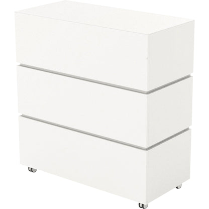 Haupttheke LITTLE PEARL 1.060 x 1.133 x 505 mm (B x H x T) Holz, melaminharzbeschichtet weiß