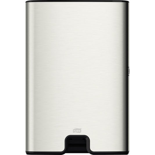 Tork Handtuchspender Xpress® Interfold-Falz / W-Falz 34,6 x 49,5 x 13,1 cm (B x H x T) Metall/Kunststoff edelstahl/schwarz