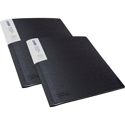 RAPESCO Sichtbuch Germ-SavvyT DIN A4 Polypropylen schwarz 40 Hüllen 2 St./Pack.