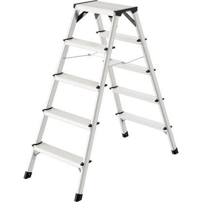 Hailo Stehleiter D60 Standardline 2,65m Aluminium, eloxiert alu
