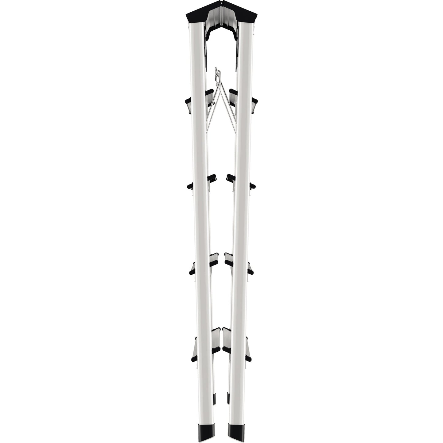 Hailo Stehleiter D60 Standardline 2,65m Aluminium, eloxiert alu