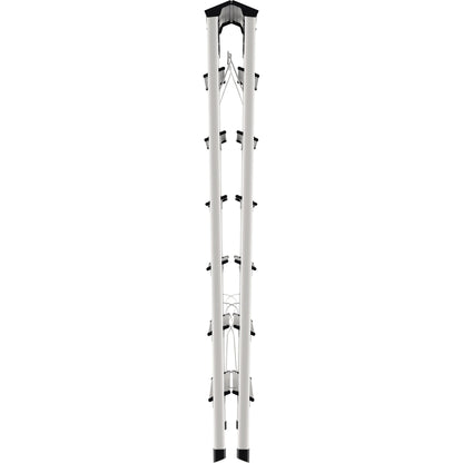 Hailo Stehleiter D60 Standardline 3,09m Aluminium, eloxiert alu