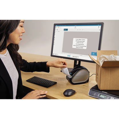 DYMO® Etikettendrucker LabelWriterT 550 62 Etik./Min. USB-A inkl. 20 Starter Etiketten (89 x 36 mm), Netzkabel, Netzteil, USB-Kabel, Kurzanleitung