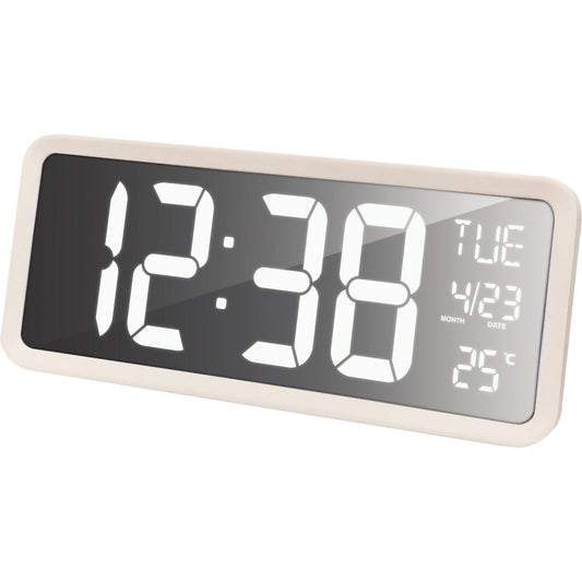 technoline® Wanduhr WS 8130 36,8 x 15,8 x 4 cm (B x H x T) Kunststoff weiß