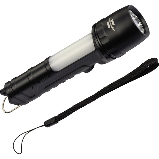 brennenstuhl® Taschenlampe LuxPremium THL 300 200m 360 + 240lm LED Metall