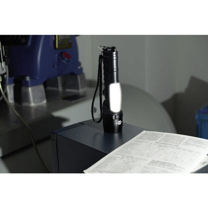 brennenstuhl® Taschenlampe LuxPremium THL 300 200m 360 + 240lm LED Metall