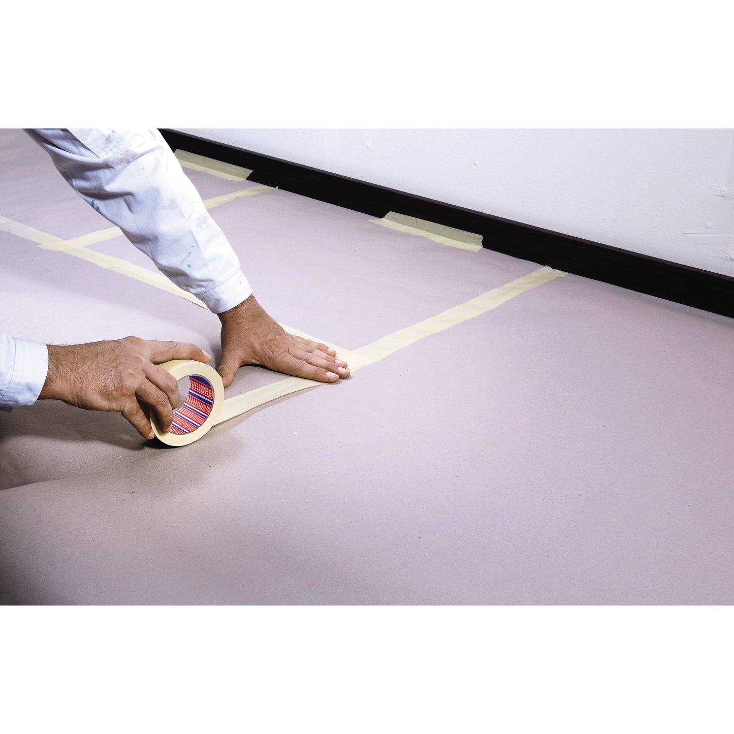 tesa® Kreppband Innenbereich 50 mm x 50 m (B x L) Papier beige