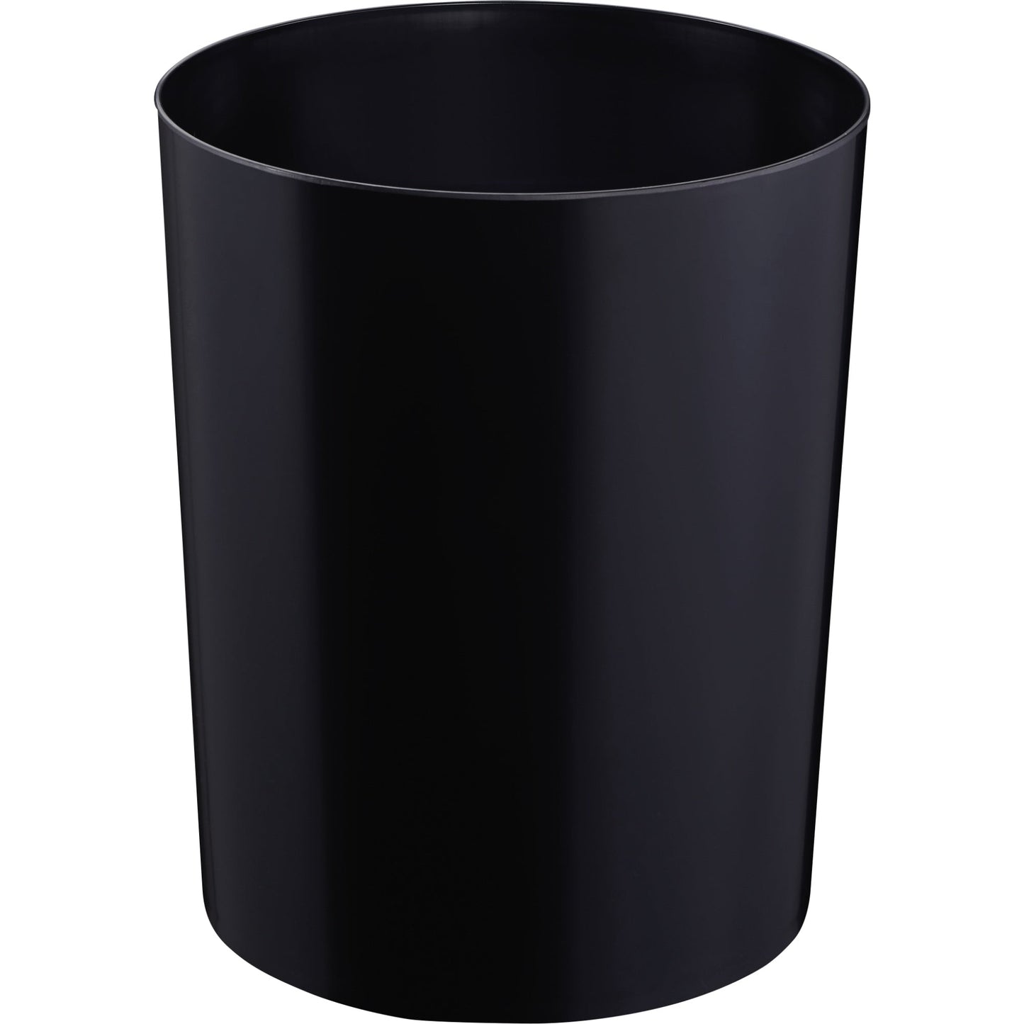 ZWINGO Papierkorb 24,5 x 30 cm (Ø x H) Kunststoff Farbe: schwarz 1 Sortierfach